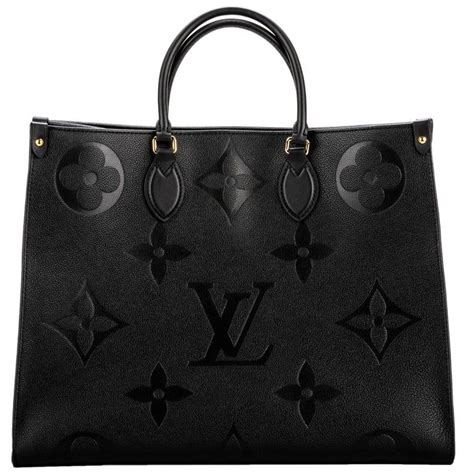 louis vuitton large black tote